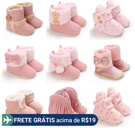 Botas De Borboleta De 0-18 Meses De Idade , Pré-Piso , Sola Macia E Quente Para Bebês