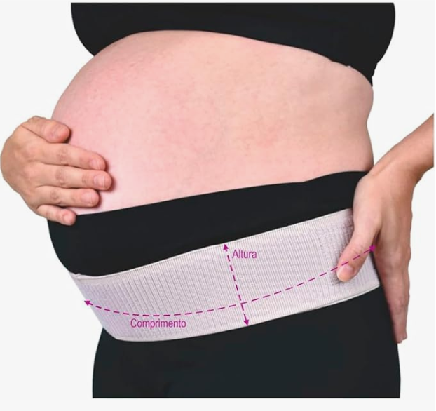 Cinta Faixa Materna Gestante Sustenta Barriga Coluna Grávida