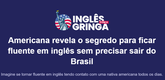 CURSO DE INGLES COM A GLINGA