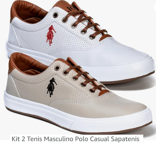 Kit 2 Tênis masculino casual da Polo