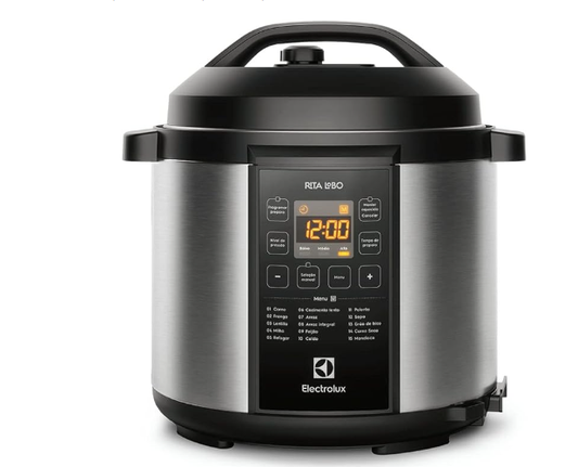 Panela de pressão Elétrica, PCC20, 6L, Preto, 127V, Electrolux