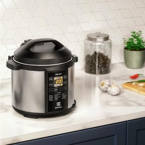 Panela de pressão Elétrica, PCC20, 6L, Preto, 127V, Electrolux