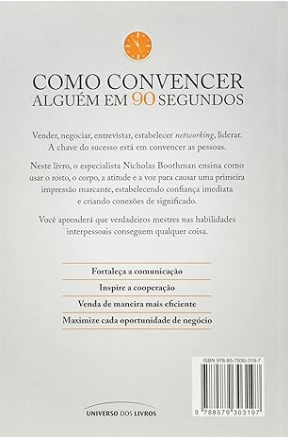 Como convencer alguém em 90 segundos: Crie uma primeira impressão vendedora Capa comum – 1 dezembro 2012